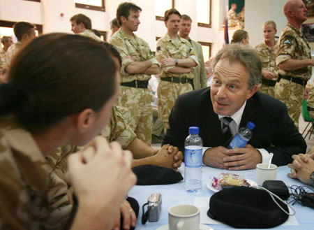 Blair's farewell trip to Iraq as PM