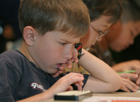 Abacus contest in Tokyo