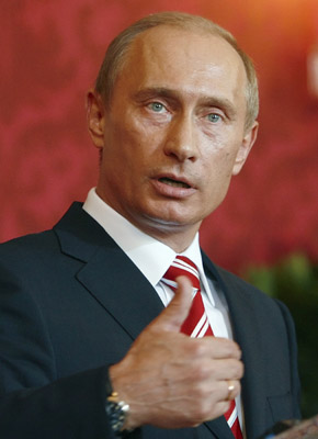 Russia President Putin in Viena