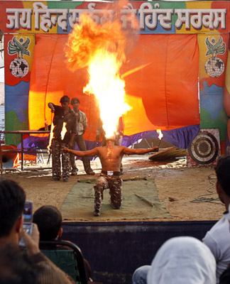 Circus show held in India