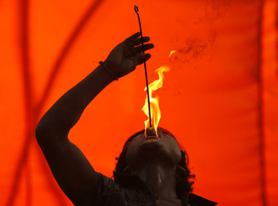 Circus show held in India