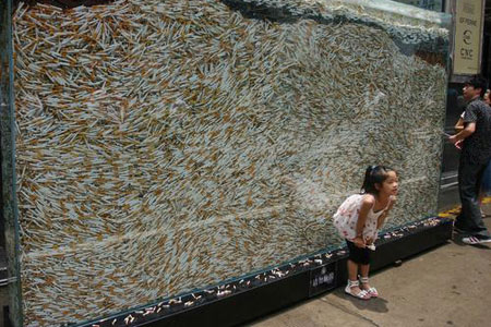 Art installation on Xiamen street