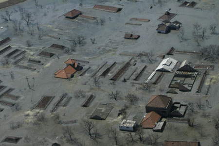 Mud volcano in East Java 