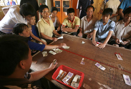 Gambling is illegal in china