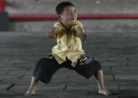 Children at Wushu school