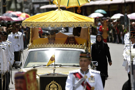 Royal couple's wedding