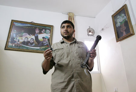 Grenade fired at home of Palestinian PM