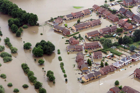Floods hit Europe
