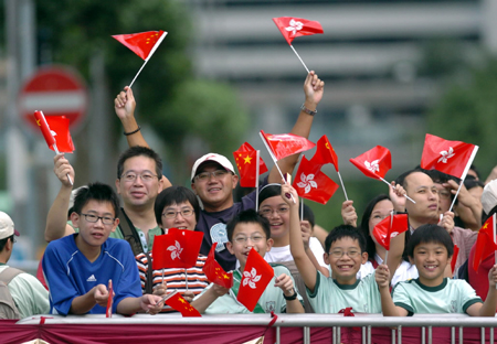 Red flags over Hong Kong