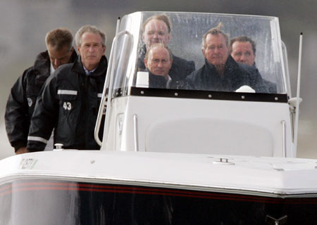 Bush meets Putin at seaside summer home