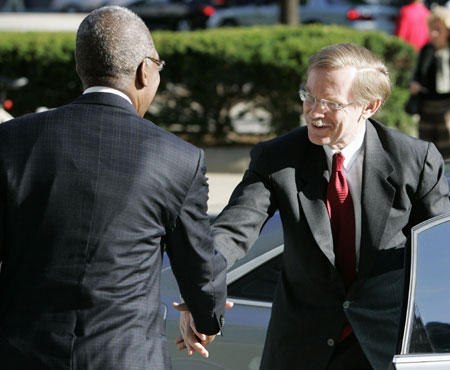 Zoellick's first official day at World Bank
