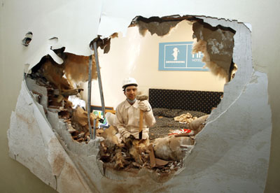 Smashing before remodelling