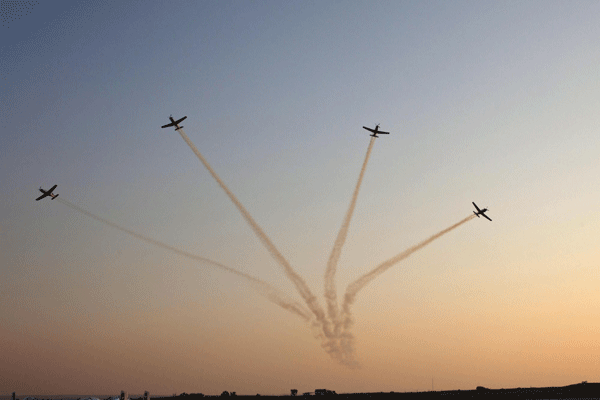 Israeli air force holds air show