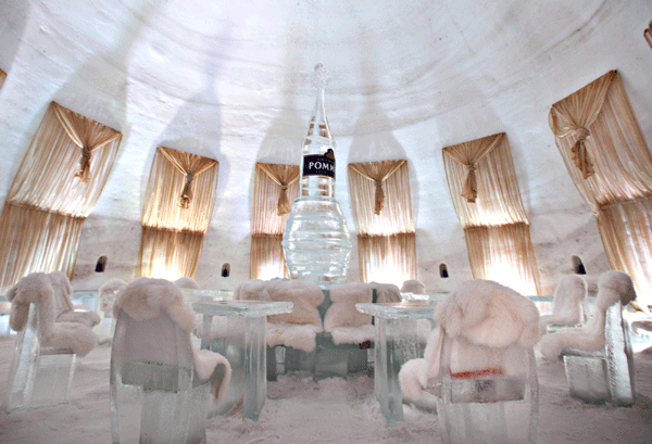 Ice hotel in Montreal