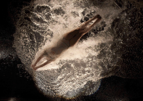 Watery show in Tel Aviv