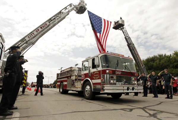 Memorial service for Texas blast victims