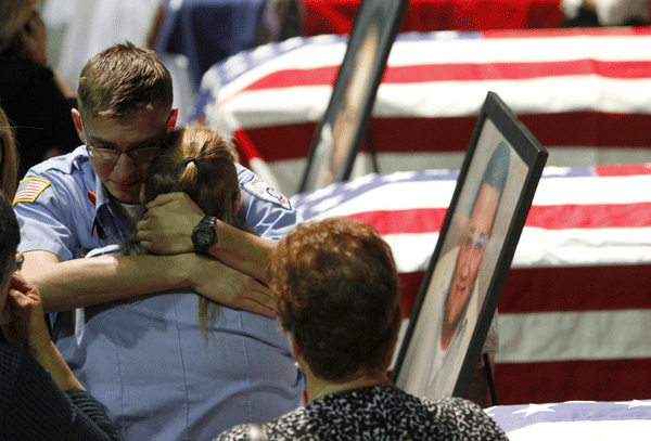 Memorial service for Texas blast victims