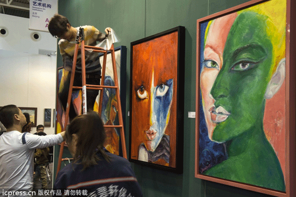 Snapshot of China as Beijing art expo opens