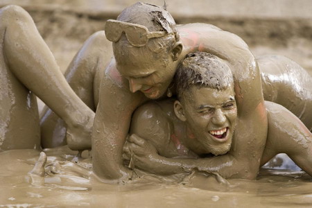 Mud bath at Paleo music festival
