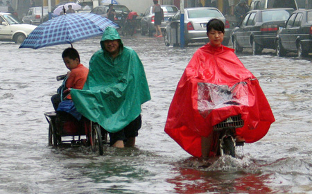 Heavy summer rain hits Jinan