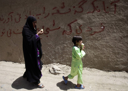Women and children's life in Kabul, Afghanistan
