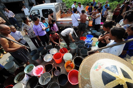 Droughts hit central and northern China