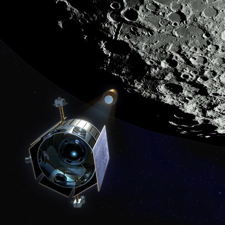 NASA probes give moon a double smack