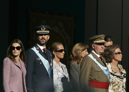 Military parade to celebrate Spain's National Day