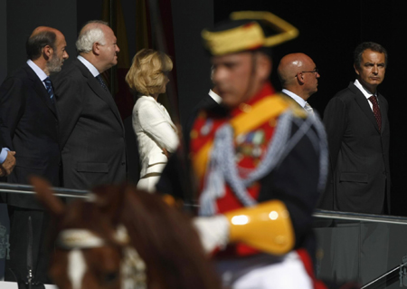 Military parade to celebrate Spain's National Day