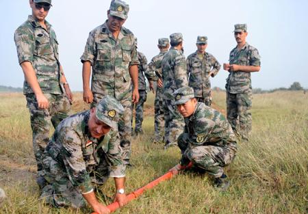 China provides mine clearing training to Iraq and Afghanistan