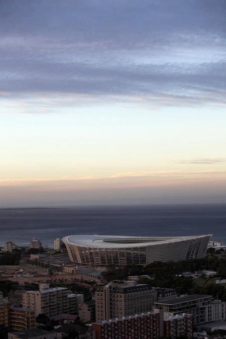 Cape Town lights up in South Africa