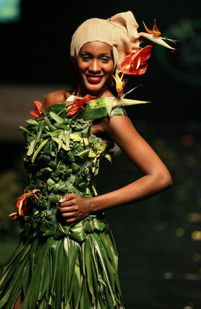 Biofashion show in Colombia