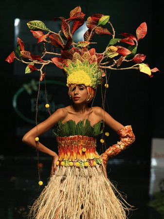 Biofashion show in Colombia