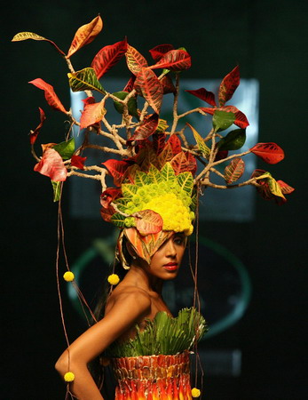 Biofashion show in Colombia