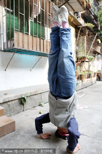 Stunt keeps 70-year-old woman healthy
