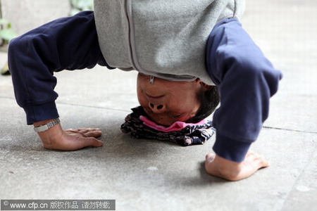 Stunt keeps 70-year-old woman healthy