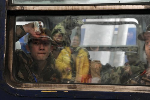 Recruits start military service