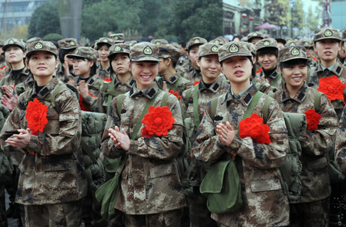 Recruits start military service