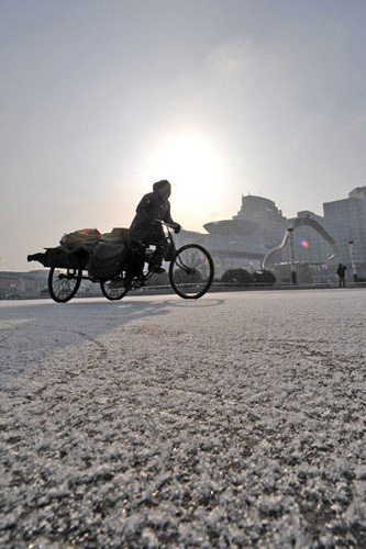 Sun-snow in NW China