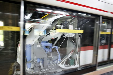 Shanghai subway collision