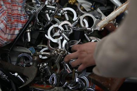 13,000 illegal firearms destroyed in Shanghai