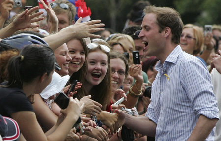 Britain's Prince William visits Melbourne