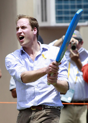 Britain's Prince William visits Melbourne
