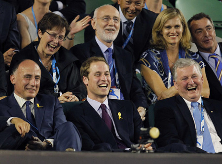 Britain's Prince William visits Melbourne