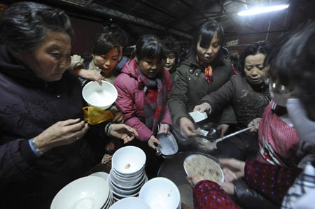 It's Laba again; porridge time