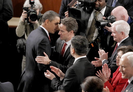 Obama gives his 1st State of the Union address