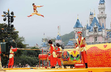 Hong Kong Disneyland celebrates upcoming Spring Festival