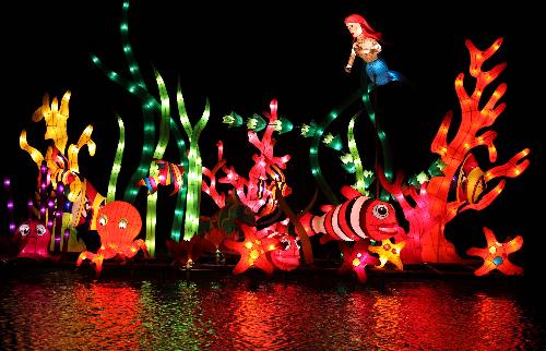 Lantern art festival staged in Kunming