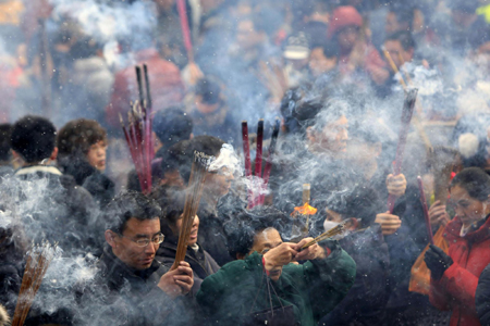 Spring Festival celebration around China