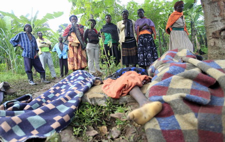 Ugandans search for the missing due to landslide